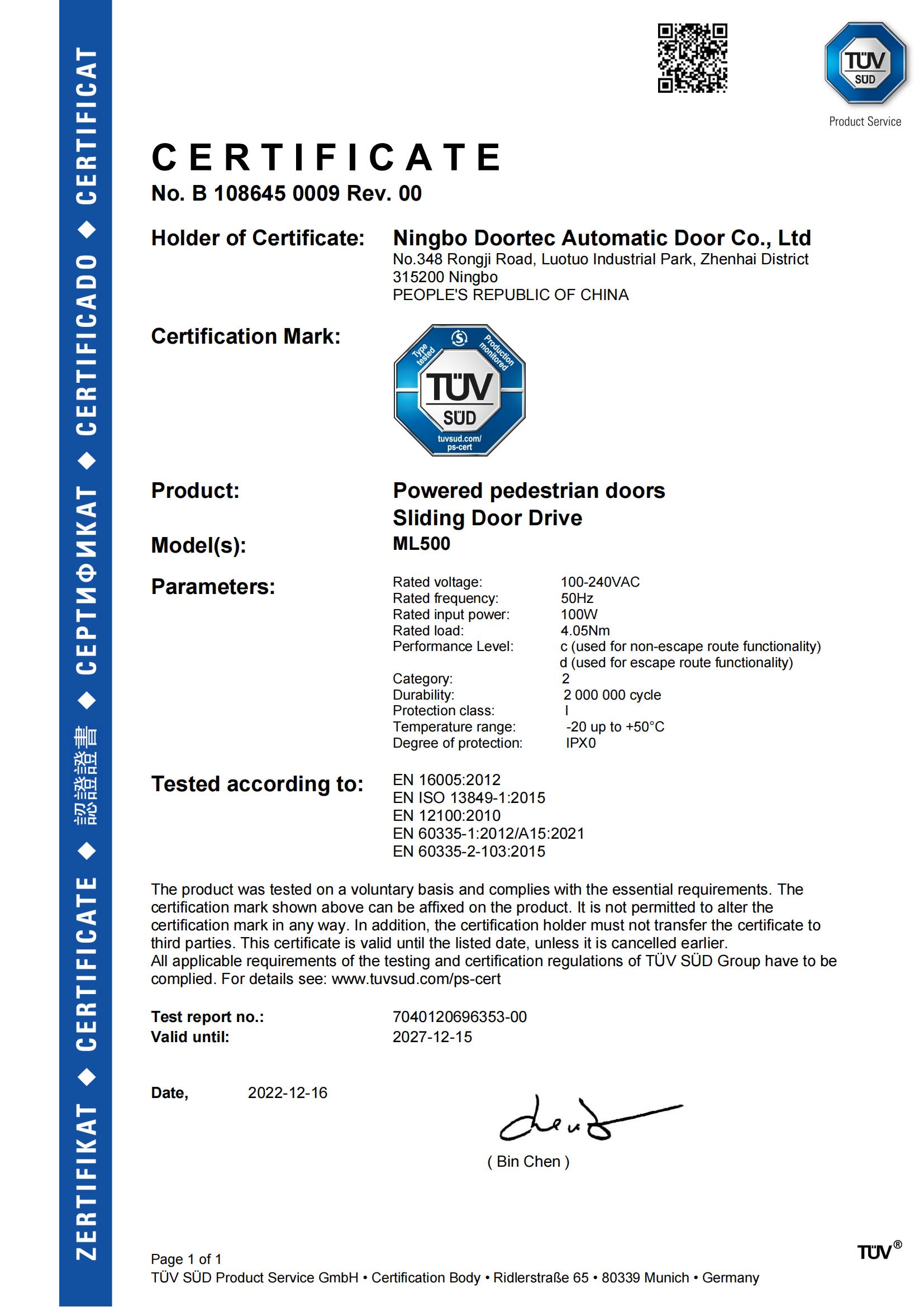 Certificate 4