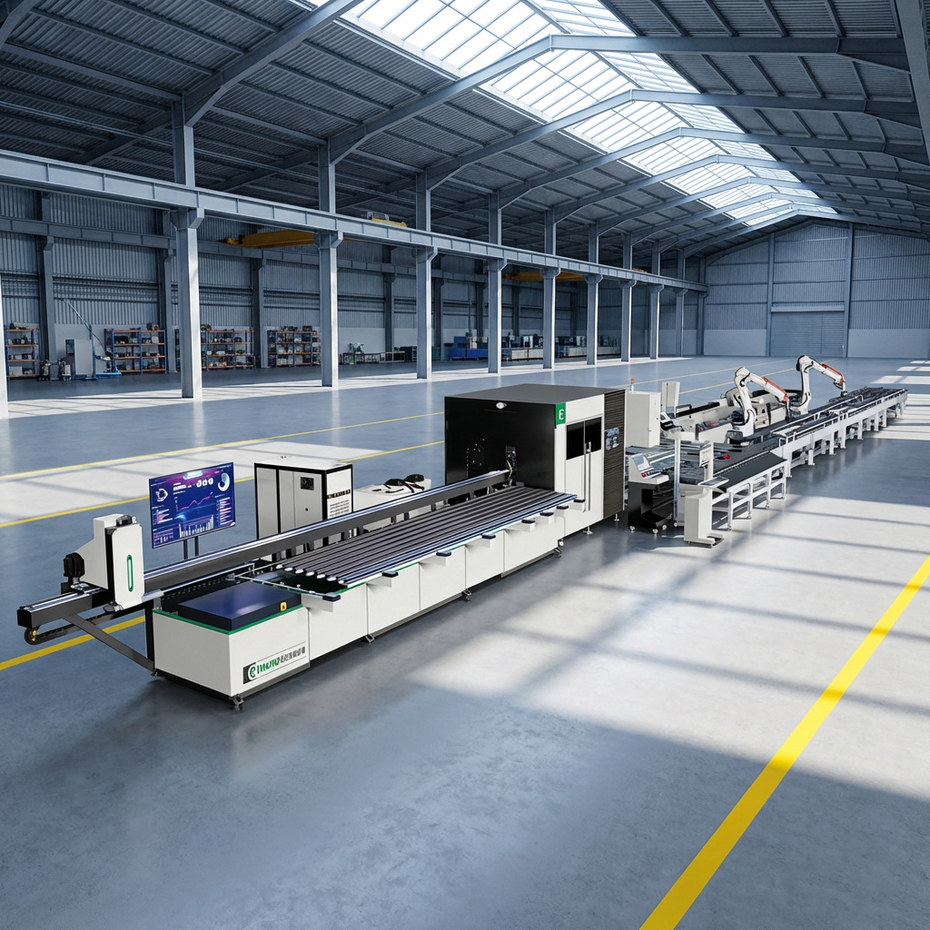MLX550 Series Fully Automatic Zero Error Intelligent Aluminum Door and Window Production Line