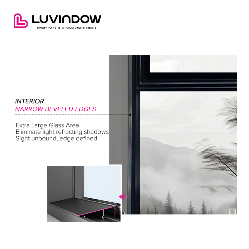 Boston Energy Efficient Window Wall Thermal Break Aluminum Panoramic View Wind Resistant Design for Commercial Exterior Use