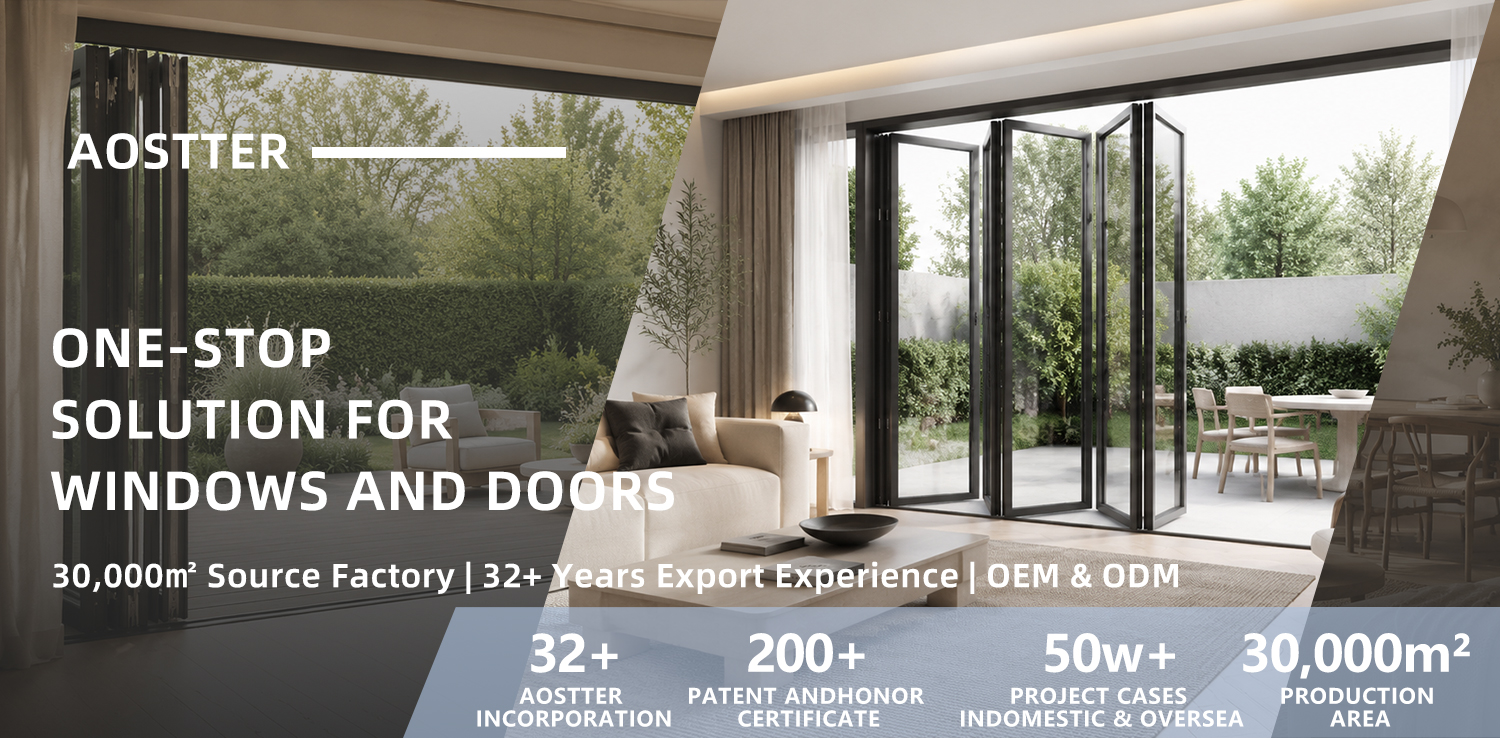 Thermal Break Aluminum Bifold Door