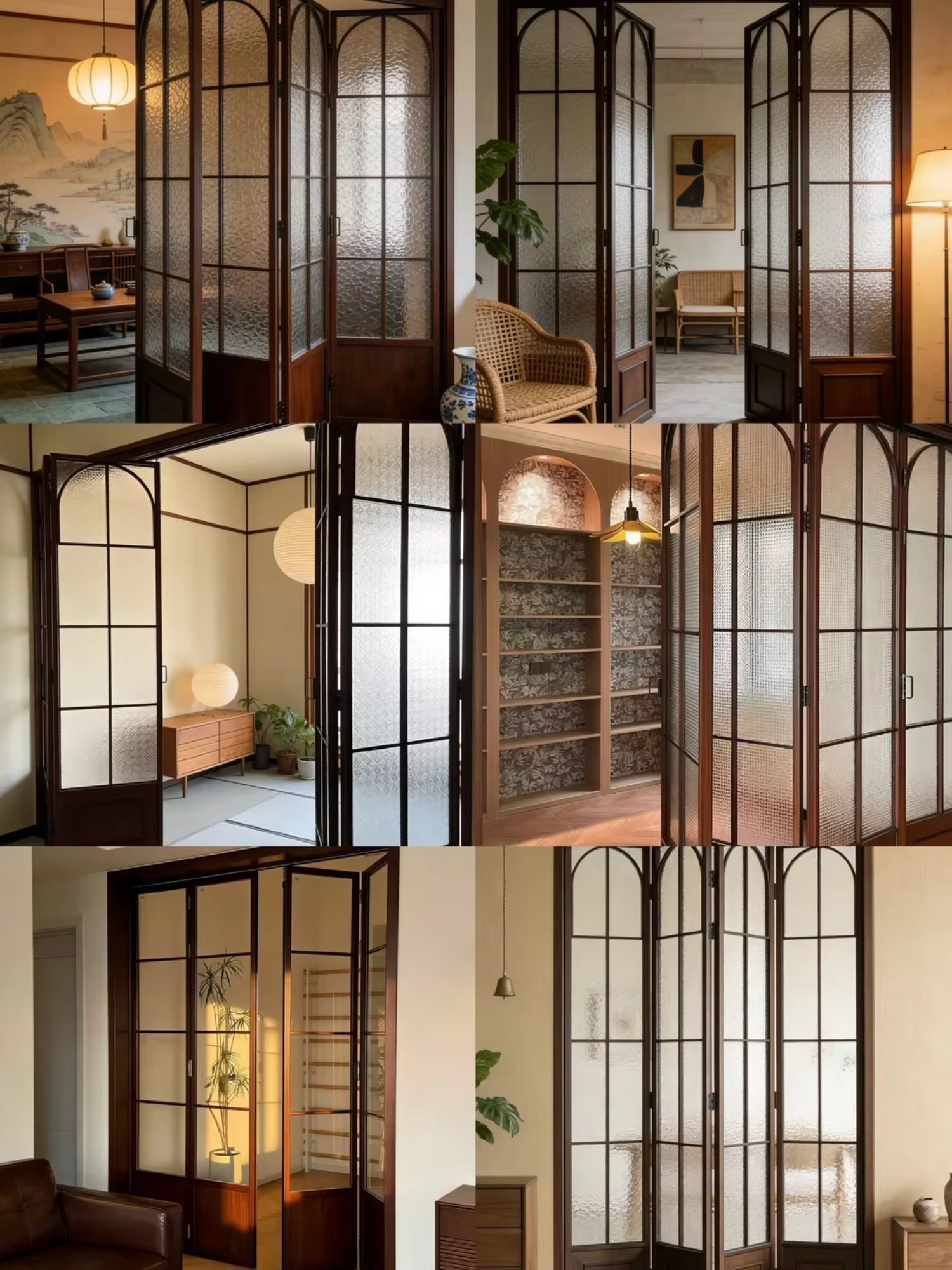 JUNYAO Factory Smooth Glide Roller Track Concertina Fold Aluminium Accordion Doors NFRC CE AS2047 Hotel Residential Villa