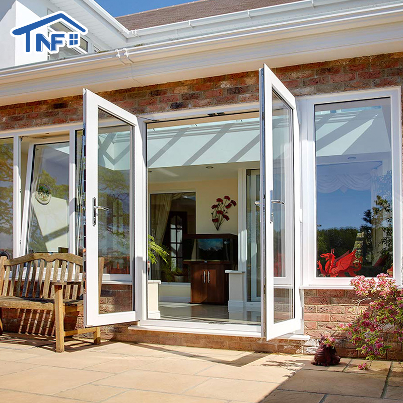 USA Modern Design NRRC Aluminum Kitchen Swing French Door Finished Alloy Surface for Villa Application Best Price