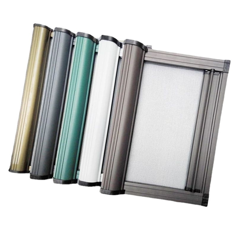 Customized Modern Aluminum Frame Invisible Folding Pleated Mesh Sliding Door for Home Window Anti Mosquito Door &amp; Window Screens
