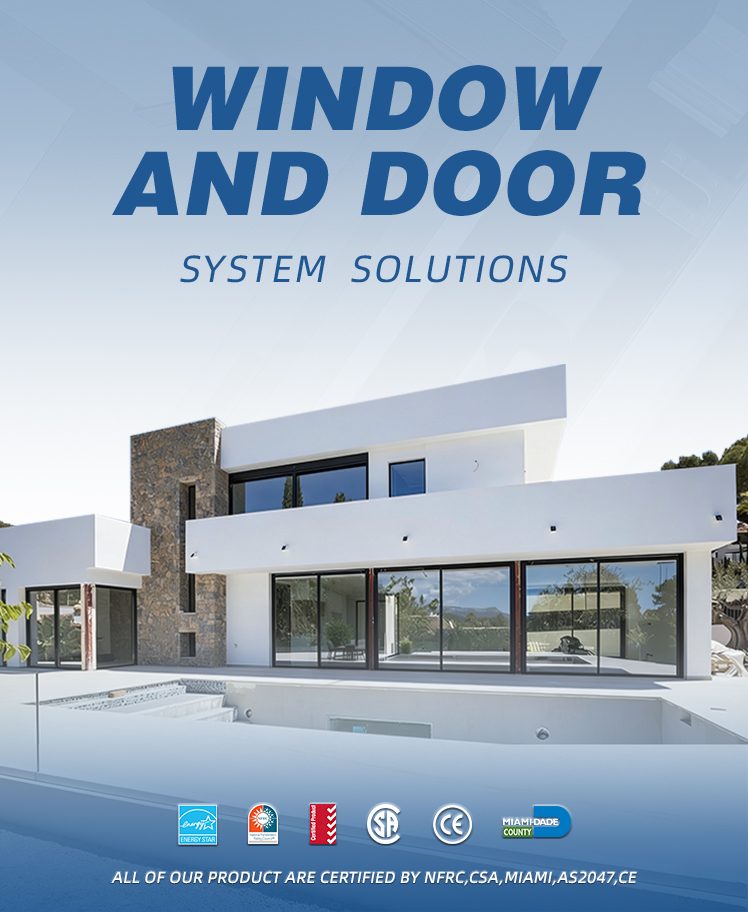 Aluminium single double hung windows detail 1