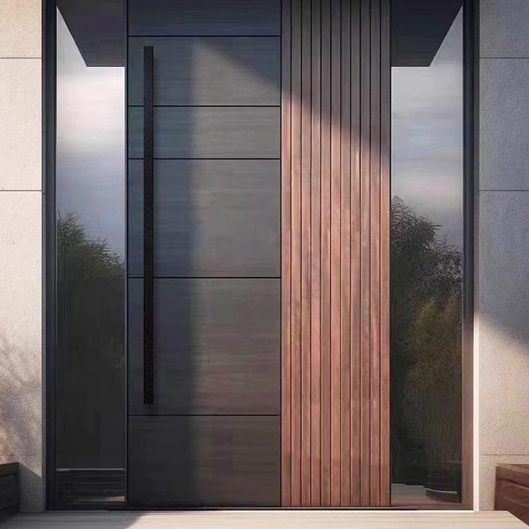 French Wrought Iron Pivot Door