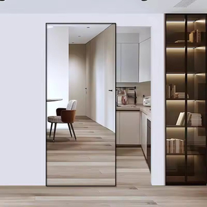 Custom Magic Mirror Interior Pocket Door System Sliding Wall Pocket Doors